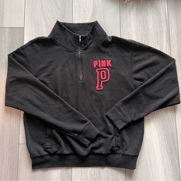 PINK Half zip pullover - Picture 1 of 3